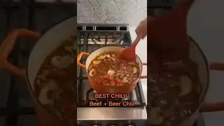 Best Beef & Mushroom Chili | Secret Ingredient: Beer!