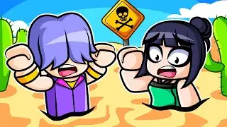 ZOEY y MISTERIO ATRAPADOS en las ARENAS MOVEDIZAS en ROBLOX!