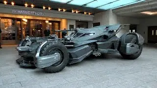 CRAZY Justice League Batmobile in London!