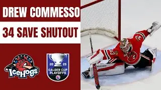 Drew Commesso Stuns With 34-Save Shutout in Calder Cup Playoffs!