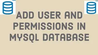 Add USER and PERMISSIONS in MySql db | Login failed for user