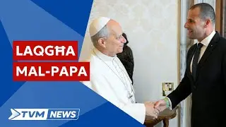 Il-PM Robert Abela jiltaqa&rsquo; mal-Qdusija Tiegħu l-Papa Ljun XIV