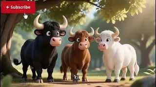 🐂The End of Unity🌾Kids Story Moral Story for kids #bull #bullstory #kidslearning #kidsstory #kidsfun