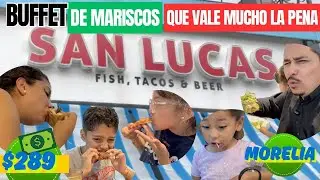 QUEDAMOS FASCINADOS CON ESTE BUFFET DE MARISCOS POR TAN SOLO 289 EN MORELIA MICHOACAN, NOS ENCANTO!
