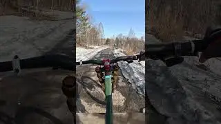 DH Bike Old! Дорога на даче. #freeride