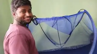 🤩🙈🙉Unboxing mosquito net (KosuValai) Blue Colour  Price 700 Rupees