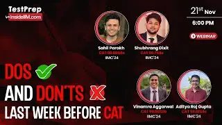 How To Have The Right Mindset To Crack CAT| Chat With IIMC Students