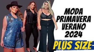 MODA PARA MUJERES GORDITAS LOOKS MODERNOS PRIMAVERA VERANO 2024