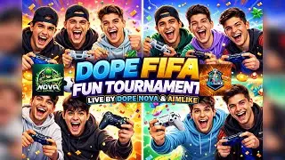 🏆 DOPE FIFA Tournament (8 Players) | LIVE by @DOPExNOVA02 & @DOPExAIMLIKE09