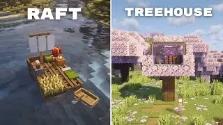 Minecraft: 3 EASY Starter Houses!