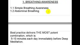 DEEP CHRISTIAN MEDITATION, LESSON 1, PART 1, INTRO AND BREATHING AWARENESS 1