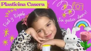 &iexcl;Mia hizo plastilina casera f&aacute;cil y sin t&oacute;xicos! 😱🎨