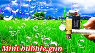 How to make bubble maker gun at home || School science project