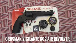 crosman vigilante CO2 pellets and BB air revolver in India no license needed most powerful.