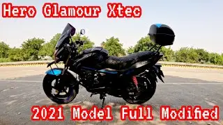 Hero Glamour xtech BS6 2021 Full Modified for touring purpose,Ready for tour.