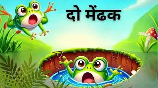 Do Mendak | दो मेंढक | #ViralVideo #HindiCartoons #HindiMoralStories