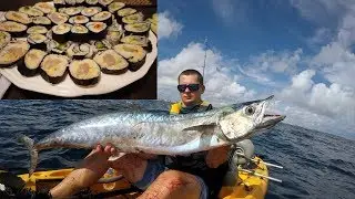 Would YOU Eat it RAW? TRASH Fish SUSHI CHALLENGE!- Catch N Cook (King Mackerel)