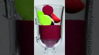 Very Satisfying and Relaxing Kinetic Sand ASMR Drop and squish #asmr #satisfying  #relaxing #shorts