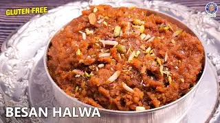 Easy Besan Ka Halwa Recipe | Ganesh Chaturthi Special | Dessert Under 15 Mins | Chef Ruchi