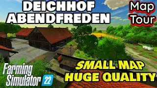 Deichhof Abendfreden | NEW FS22 Mod Map Tour | Excellent German Map