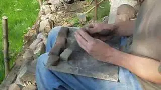 making clay sling ammo