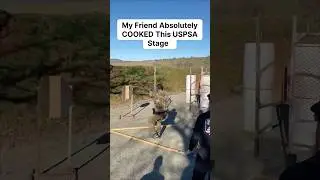 My Friend Absolutely COOKED This USPSA Stage 😳🔥