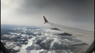 4K Full Flight Time Lapse | Denver to San Francisco in 6 mins