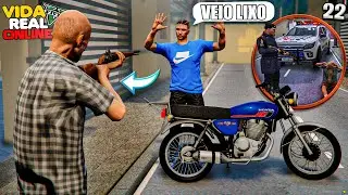 GTA V - VIDA REAL | VOU SER PRESO POR CULPA DESSE VELHO  - #22