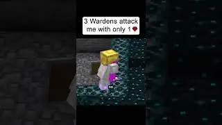 3 Wardens Ambush Me #minecraft