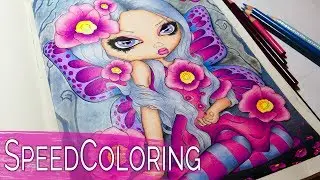 Coloring Poppy Magic | A Fantasy Art Adventure | Jasmine Becket-Griffith