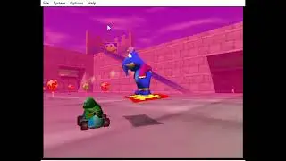 Lets play diddy kong racing pt18 - Banana treasure chest battle!