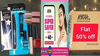 NYKAA SUMMER SUPER SAVER SALE-2021//RECOMMENDATION//FLAT 50% OFF