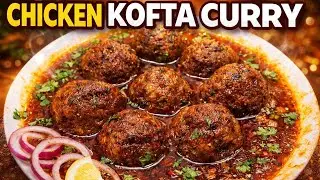Chicken Kofta curry recipe/चिकन कोफ्ता करी/chicken meat balls  #recipe #food @eramdeliciousfood 