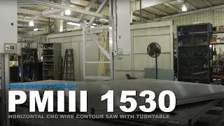 PMIII 1530 - Horizontal CNC Wire Contour Foam Saw with Turntable | Edge-Sweets