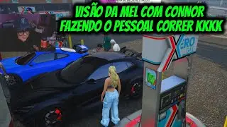 VIS&Atilde;O DA MEL COM CONNOR  FAZENDO O PESSOAL CORRER KKKK