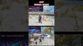 #NORMAL VS EVO AK47 #normal vs blue flame draco AK47 #freefire #shorts #ak47 #top best AK47 gun skin