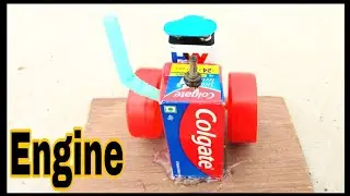 How to make a diesel engine model at home easy