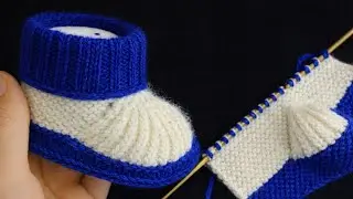 बेबी सॉक्स बनाने का नया तरीका | Easy Woolen Baby Socks Knitting Tutorial | Kanha Knitter