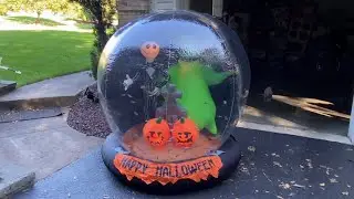 Custom Halloween Airblown Inflatable Nightmare Before Christmas Globe - Review