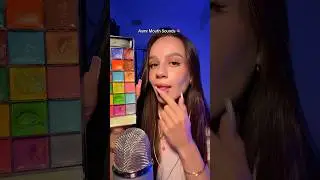 Asmr Mouth Sounds with paint 🫦✨ #asmr #asmrsounds #asmrvideo #sleep #tingles