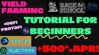 ✅DeFi Yield Farming  BASIC TUTORIAL!👨&zwj;🌾 Step by Step Practical Guide for beginners + PROTOFI💎 Review