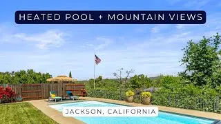 Inside a Resort-Style Home in Jackson CA | Private Pool, Foothill Views, Solar & Smart Living