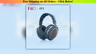 FiiO FT1 Closed-Back Over-Ear Nanowood Fiber Composite Diaphragm Wired Hi-Fi