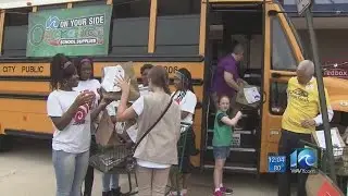 Chris Reckling at Stuff the Bus Fridays