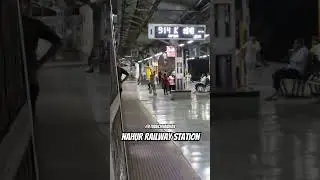 Nahur Railway Station #viral #shorts #mumbailocal #train #localtrain #nahur #railwaystation