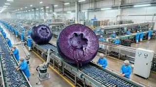Inside the Modern Blueberry Factory: Harvesting to Jam & Muffin Production Line