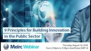 9 Principles for Building Innovation in the Public Sector | Public Relations | Dubai | Meirc