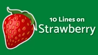 Strawberry - 10 Lines on Strawberry | TeachMeYT