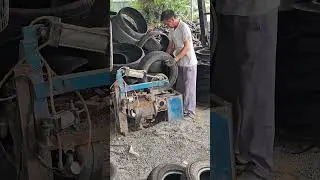 Waste tire wire separation and cutting process