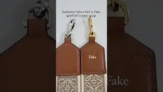FAKE LOEWE | Comparison between a real and fake Loewe strap #loewe #authentication